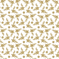 dibujado a mano acuarela ilustración. floral sin costura damasco modelo con dorado textura. lata ser usado para textil, impresión o otro diseño png