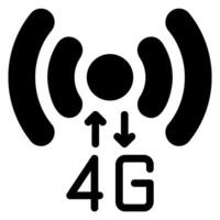 connection glyph icon vector