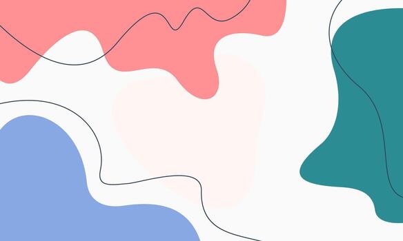 Abstract colorful geometric shapes background vector