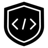 defense glyph icon vector