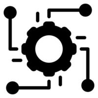 connections glyph icon vector