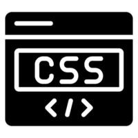 css glyph icon vector