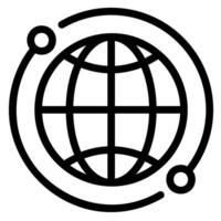 world line icon vector