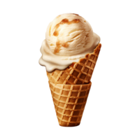 AI generated Tasty ice cream isolated on transparent background png