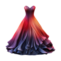 AI generated Beautiful women dress isolated on transparent background png