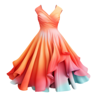 AI generated Beautiful women dress isolated on transparent background png