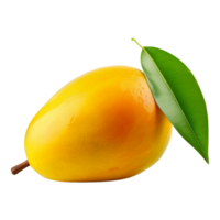 ai généré 3d Frais mangue isolé sur transparent Contexte png