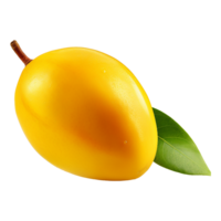 AI generated 3d fresh Mango isolated on transparent background png