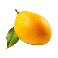 ai généré 3d Frais mangue isolé sur transparent Contexte png