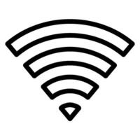 wifi line icon vector