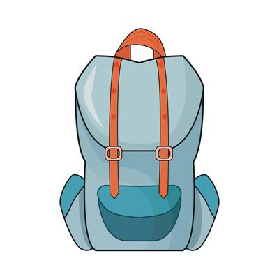 illustration of backpack