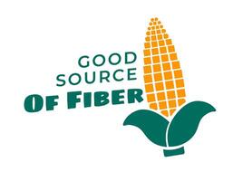 Good source of fiber, balanced and nutritious meal vector