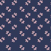 Floral seamless pattern with flowers or leaves vector