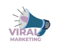 Viral marketing strategy for business development vector