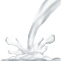 bianca latte liquido spruzzo sfondo png