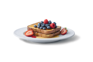 AI generated French Toast on transparent background png