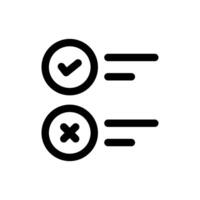 Simple Survey line icon vector