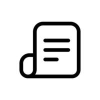 Simple Article line icon vector