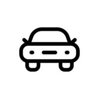 Vehicle icon in trendy outline style isolated on white background. Vehicle silhouette symbol for your website design, logo, app, UI. Vector illustration, EPS10.