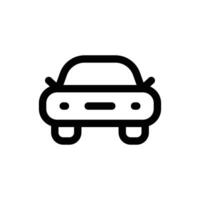 Vehicle icon in trendy outline style isolated on white background. Vehicle silhouette symbol for your website design, logo, app, UI. Vector illustration, EPS10.