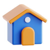 home 3d graphic illustration png