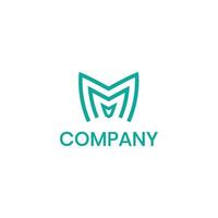 Minimal Style Company Logo Design vector