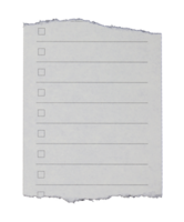 lined paper sheets or notepad pages on transparent background png file