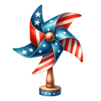 AI generated Turbine paper 4th of july independence day png clipart