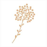 beige resumen floral vector elemento