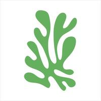 Algae plant abstract vector element