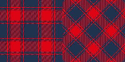 Vector checkered pattern or plaid pattern . Tartan, textured seamless twill for flannel shirts, duvet covers, other autumn winter textile mills. Vector Format