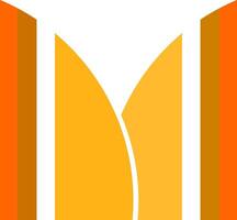 letter m alphabet iconic simbol vektor logo. vector