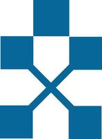 square colored connection technology icon vector logo.