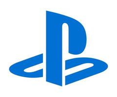 PlayStation logo, icon. Game console vector