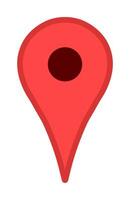 Google Maps pin logo, icon. vector