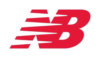 New Balance logo. Sportswear brand vector