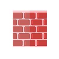 Brick wall icon clipart isolated vector illustration