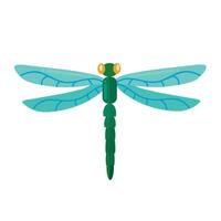 Dragonfly icon clipart isolated vector illustration