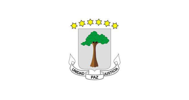 Coat of arms of Equatorial Guinea vector