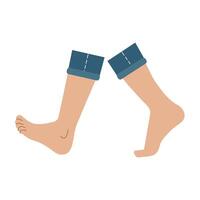 Walking feet icon clipart avatar isolated vector illustration