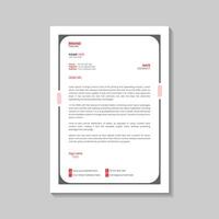 Business corporate letterhead template design vector