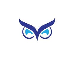 Owl logo icon design vector template.