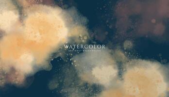 Abstract horizontal watercolor background. Neutral light colored empty space background illustration vector