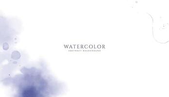 Abstract horizontal watercolor background. Neutral light blue purple colored empty space background illustration vector