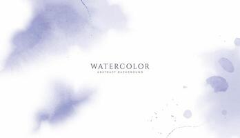 Abstract horizontal watercolor background. Neutral light blue purple colored empty space background illustration vector