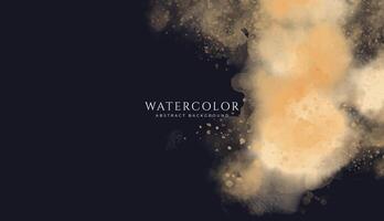 Abstract horizontal watercolor background. Neutral light colored empty space background illustration vector