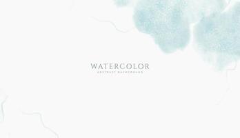 Abstract horizontal watercolor background. Neutral light colored empty space background illustration vector