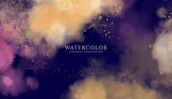 Abstract horizontal watercolor background. Neutral light colored empty space background illustration vector