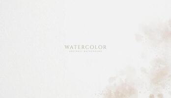 Abstract horizontal watercolor background. Neutral light colored empty space background illustration vector