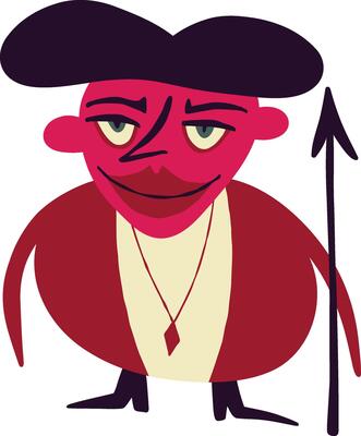 creepy, spooky Halloween fantasy character